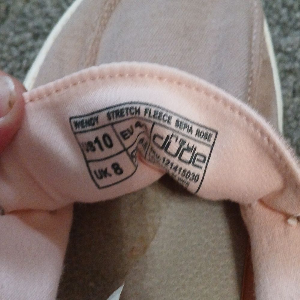 Hey Dude Womens Wendy Stretch Fleece ( Sepia/Rose) Sz 10 EUC - Picture 6 of 7